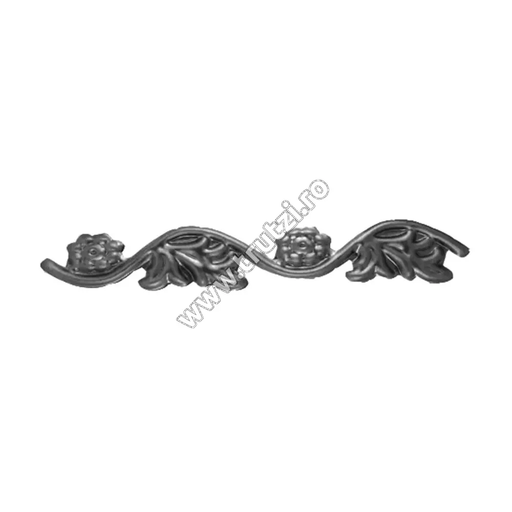 Imagine element decorativ din tabla ambutisata h 65mm, l 410mm, gr. 1mm