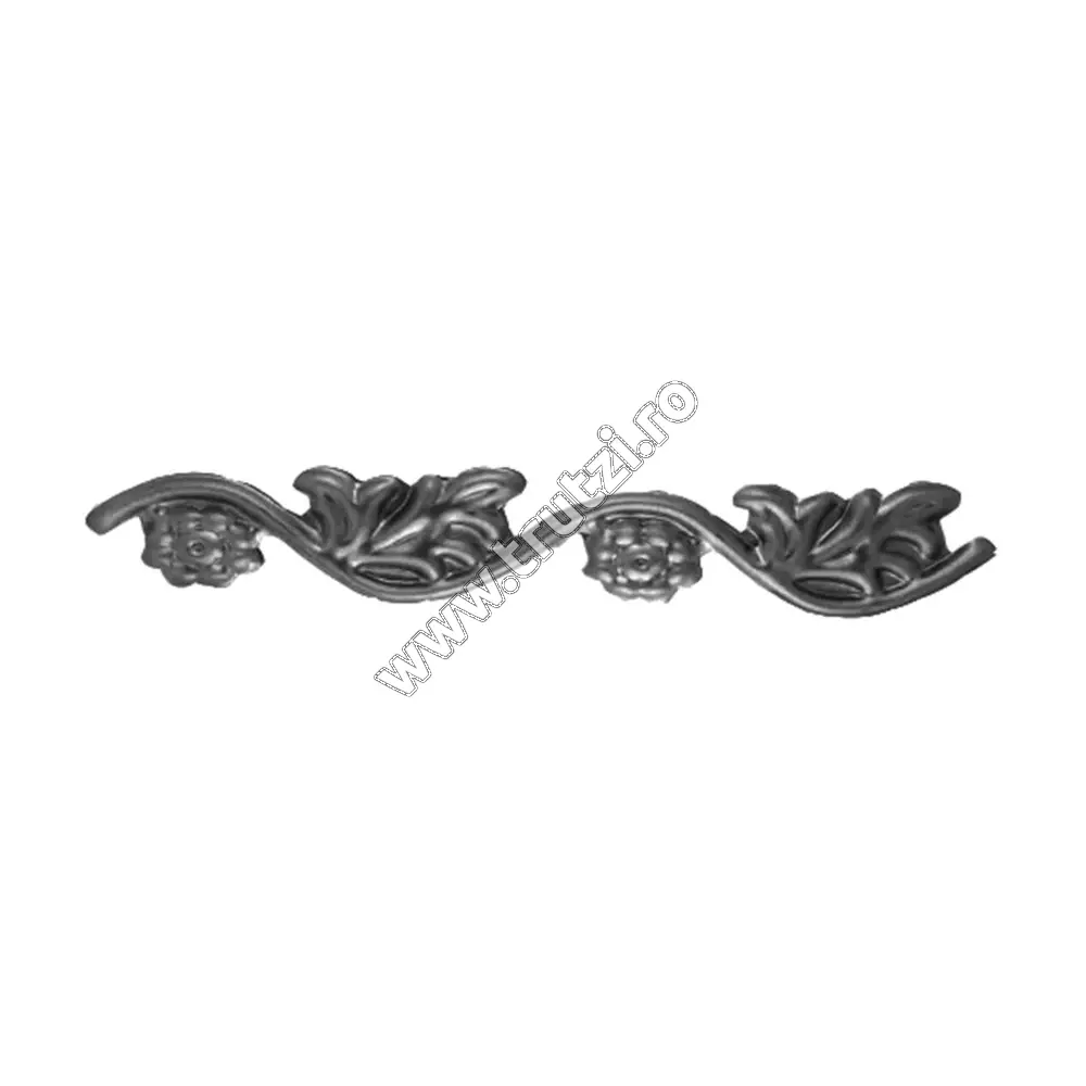 Imagine element decorativ din tabla ambutisata h 65mm, l 410mm, gr. 1mm