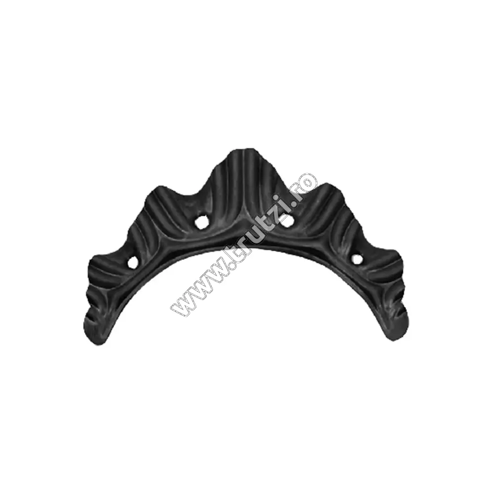 Imagine element decorativ din tabla ambutisata h 68mm, l 195mm. gr. 2mm