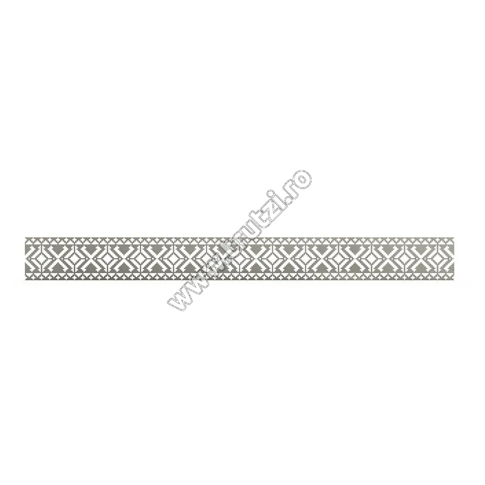 Imagine element decorativ din tabla decupata, h 100mm, l 1000mm, gr. 3.0 mm