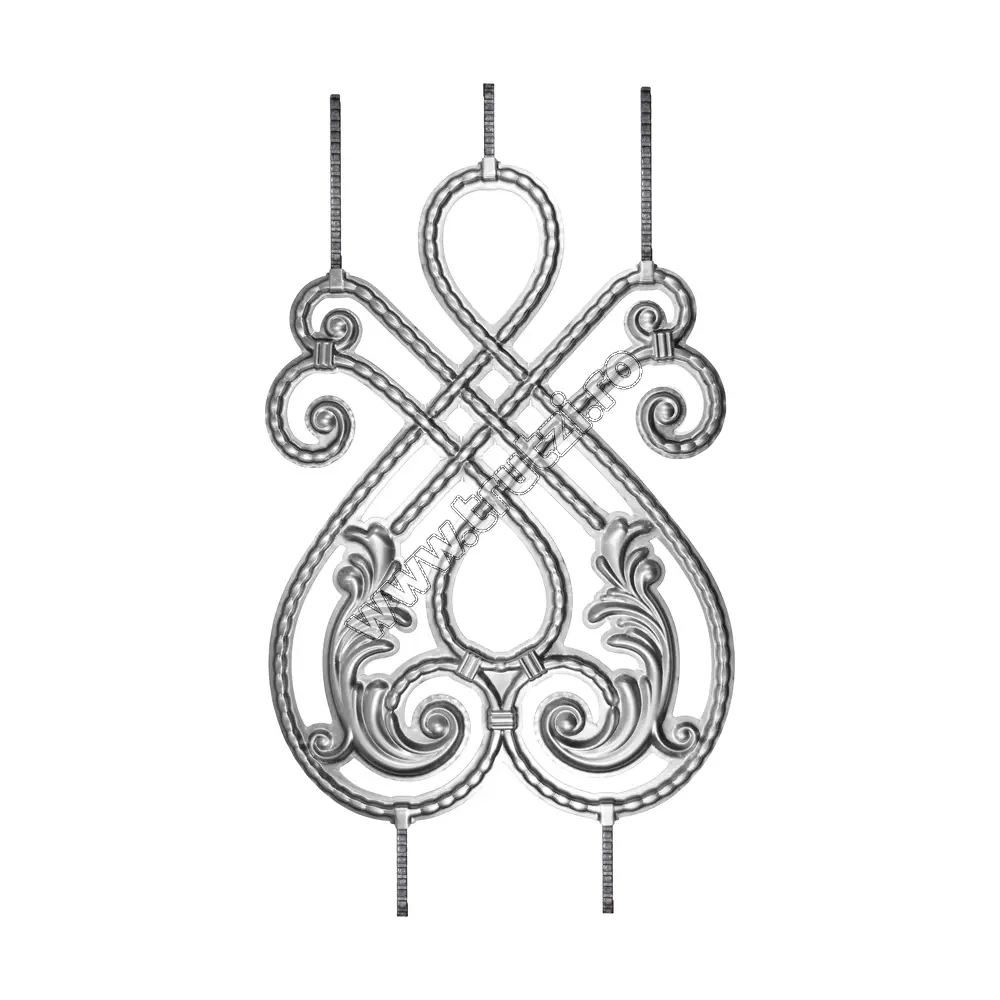Imagine element decorativ dublat din tabla ambutisata h 900mm, l 470mm, gr. 1mm