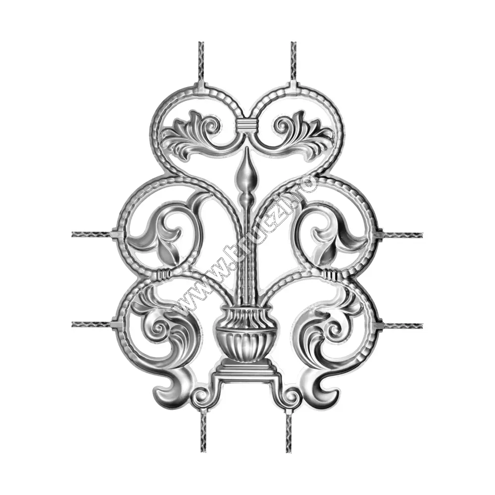Imagine element decorativ dublat din tabla ambutisata h 900mm, l 737mm, gr. 1mm