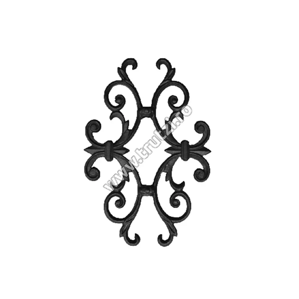Imagine element decorativ turnat gaura fi 16mm, h 320mm, l 230mm