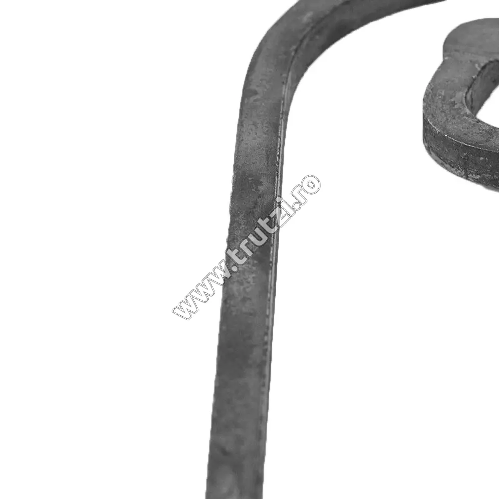 Element “S” capăt batut sect. 10x10mm, H 300mm, L 110mm