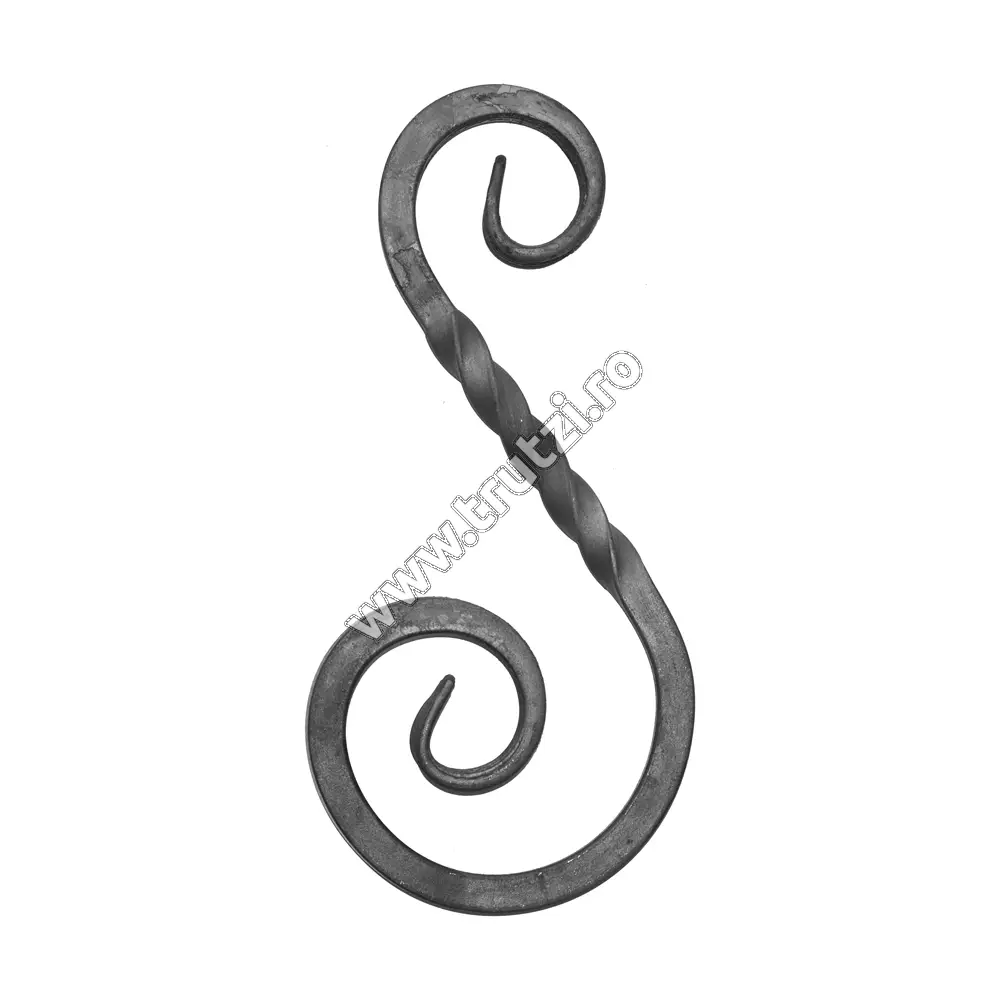Imagine element "s" sect. 10x10mm partial rasucit, h 350mm, l 125mm