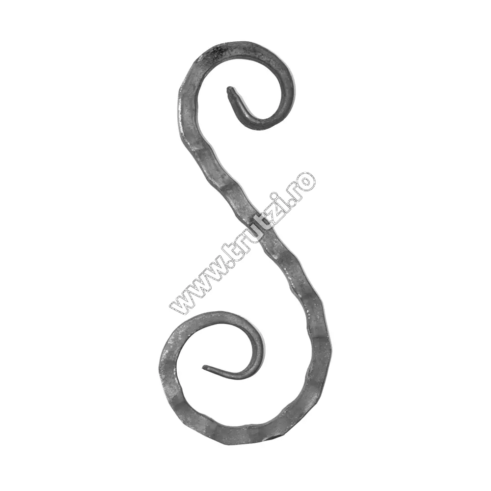 Imagine element "s" sect 12x12 mm amprentat batut , h 260mm , l120 mm