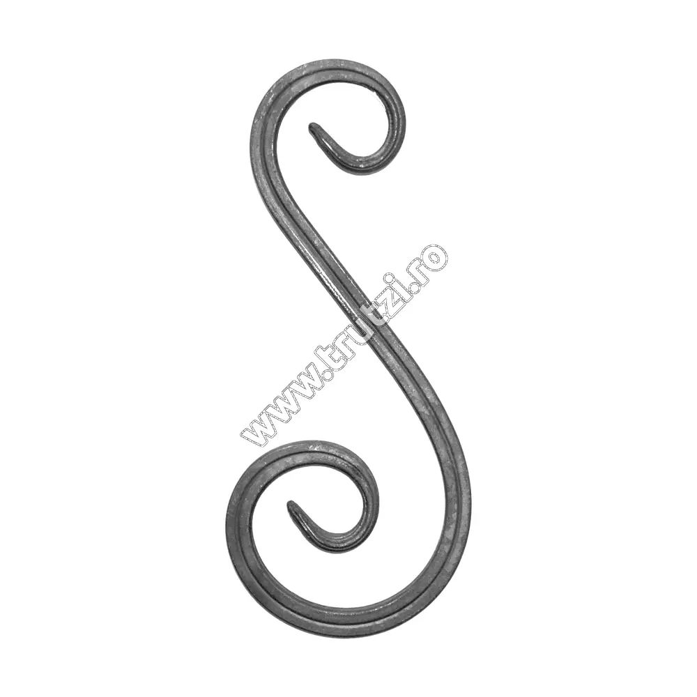Imagine element "s" sect. 12x12mm canelat, h 180mm, l 90mm