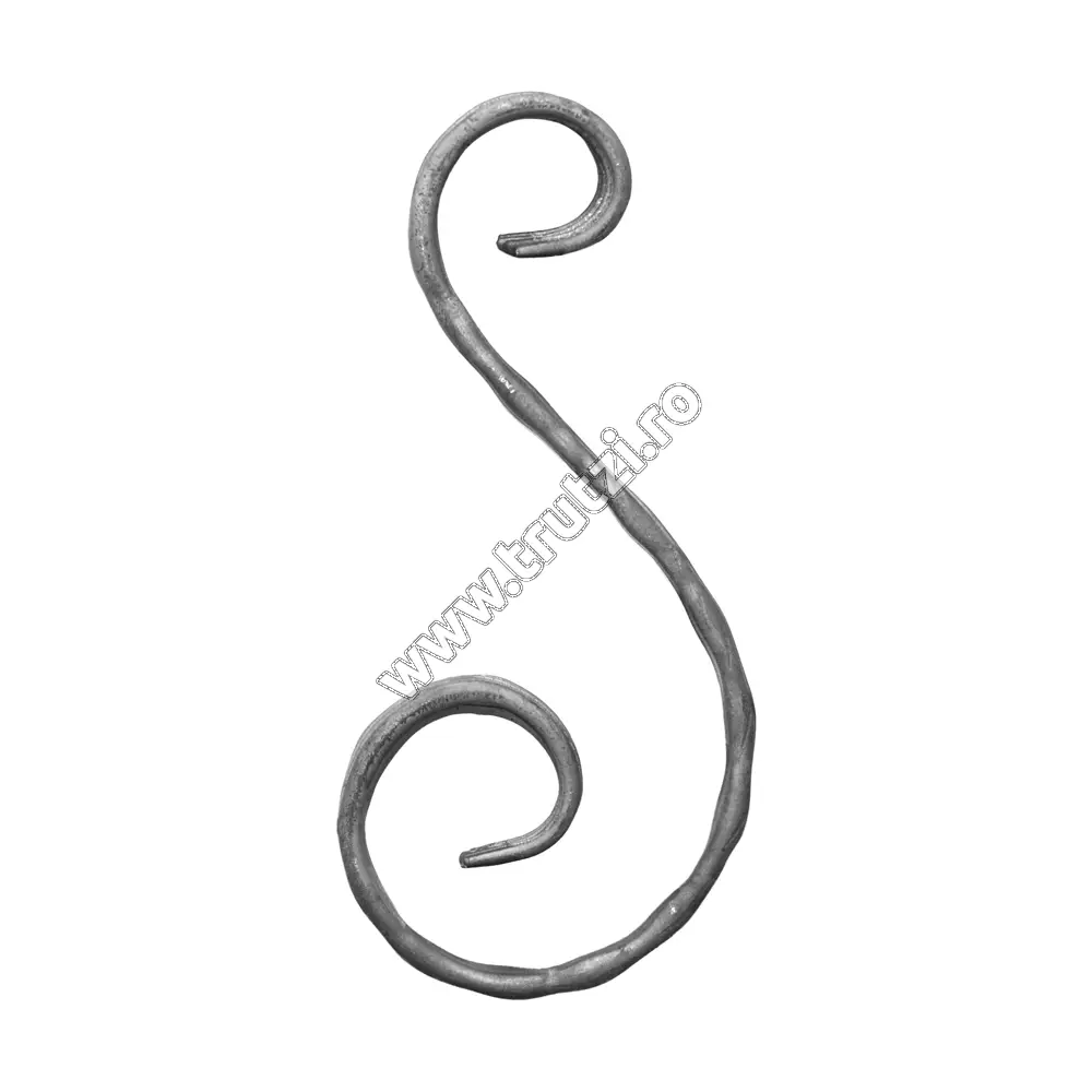 Imagine element "s" sect. 12x5mm amprentat, h 230mm, l 115mm