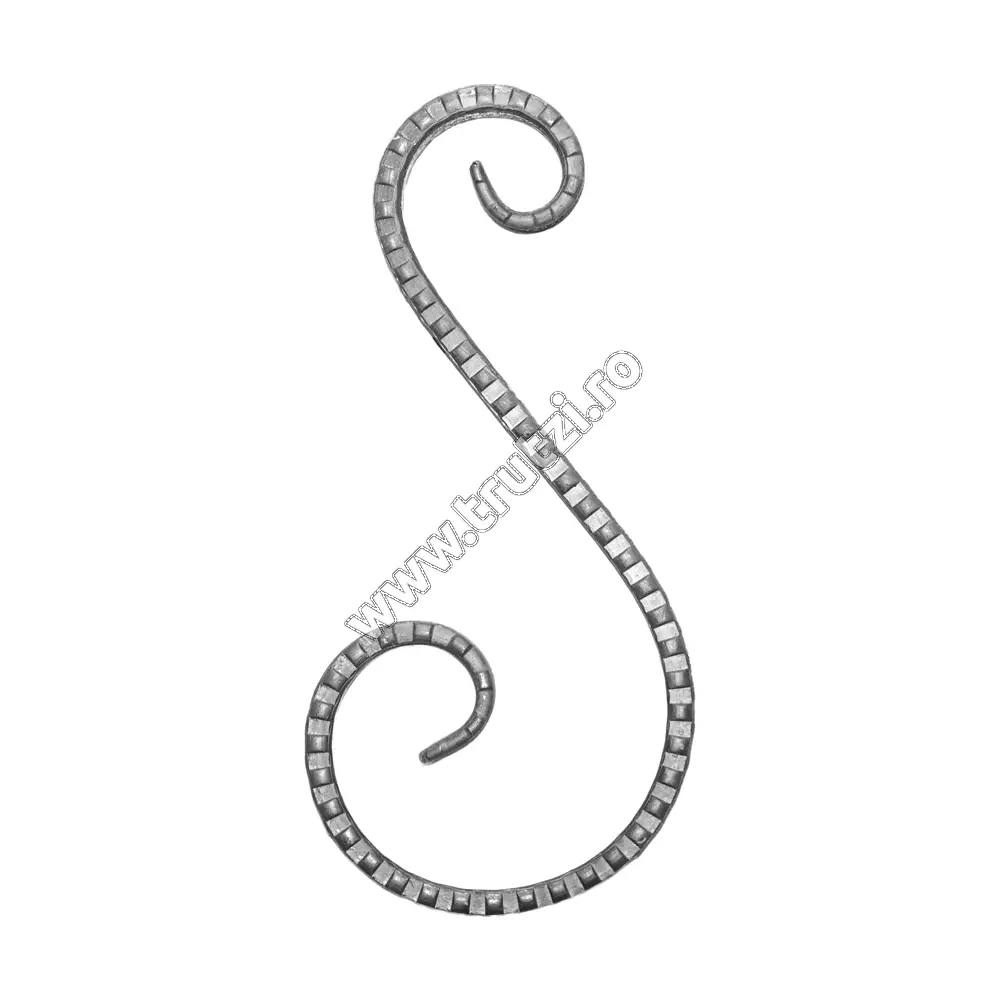 Imagine element "s" sect. 14x8mm amprentat cant, h 260mm, l 115mm