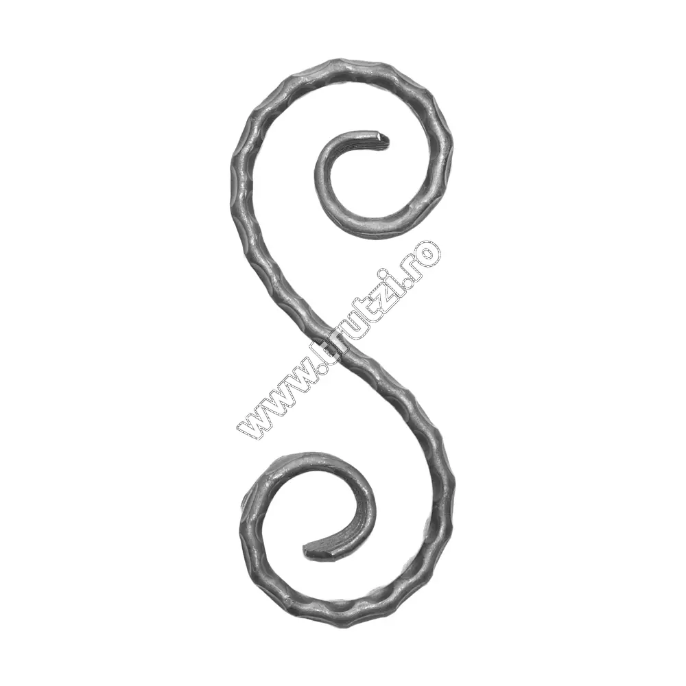 Imagine element "s" sect. 16x6mm amprentat, h 300mm, l 100mm
