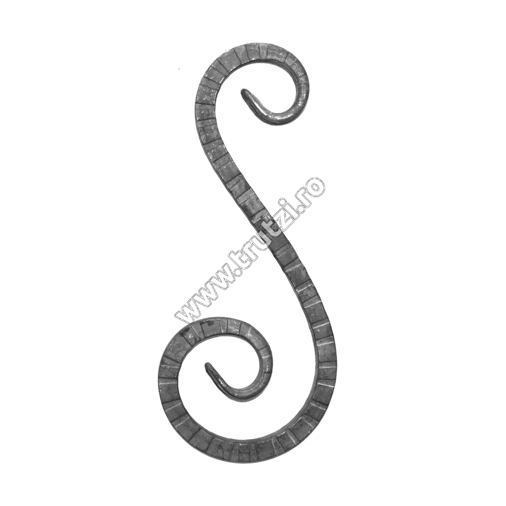 Imagine element "s" sect.12x12mm amprentat transversal,h: 180mm , l: 90mm