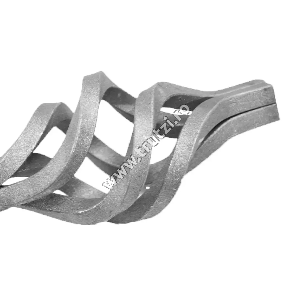 Element spiralat bază 16x16mm, H 145mm, L 65mm