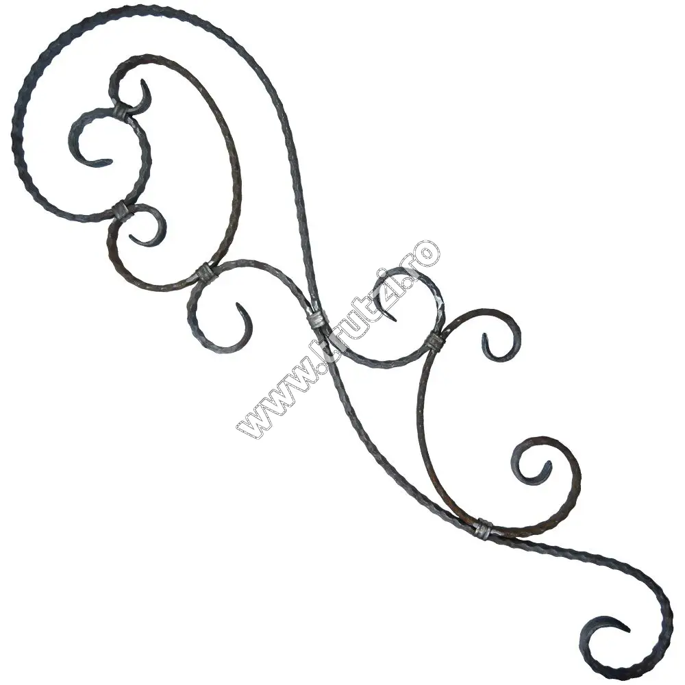 Element superior porți 16x8mm amprentat, H 300mm, L 1000mm