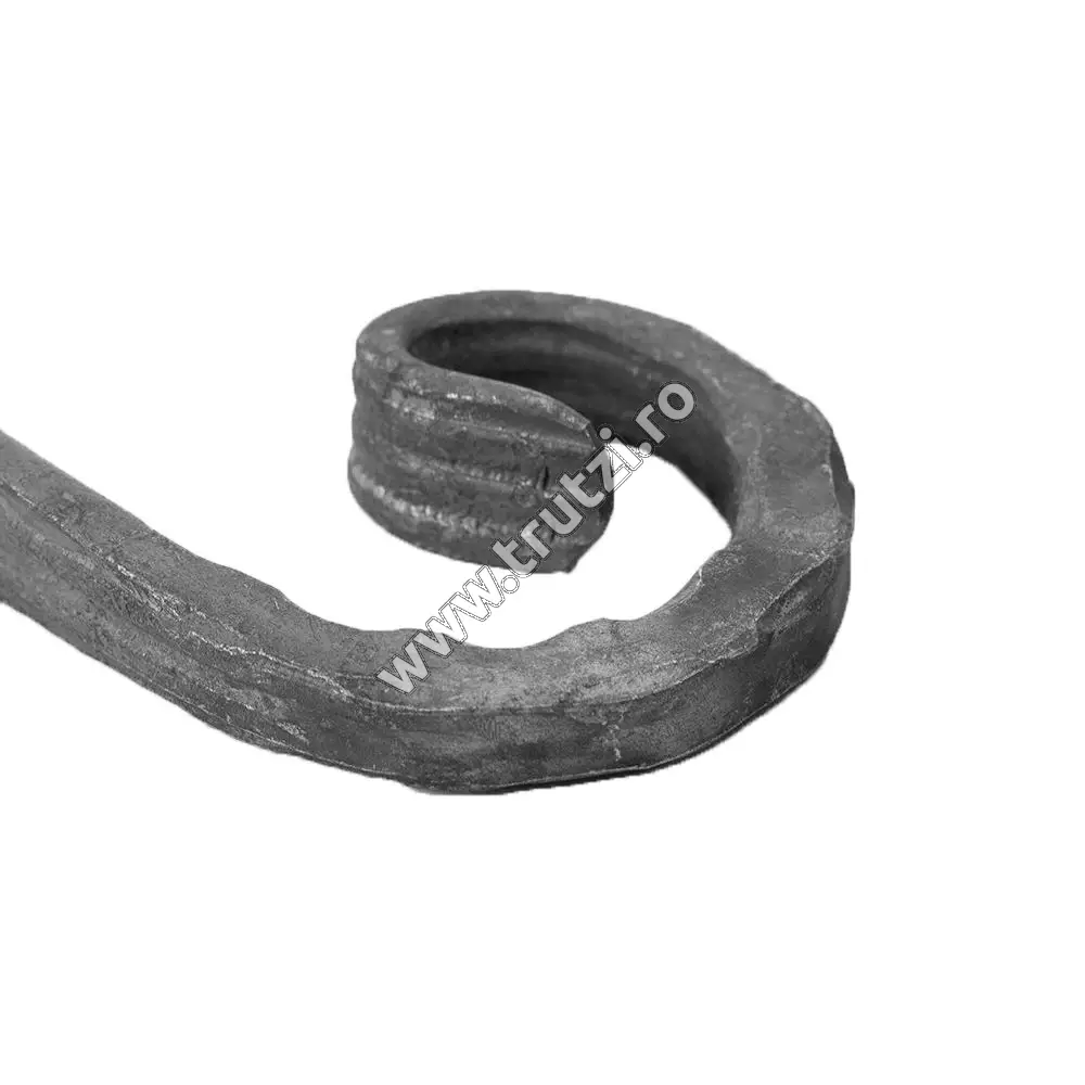 Element virgulă sect. 12x12mm amprentat, H 150mm, L 90mm