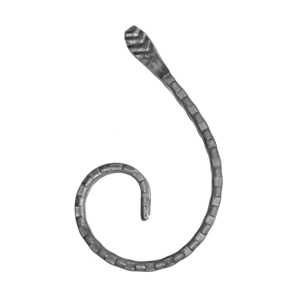 Element virgulă sect. 12x6mm amprentat cant, H 120mm, L 60mm 1011002