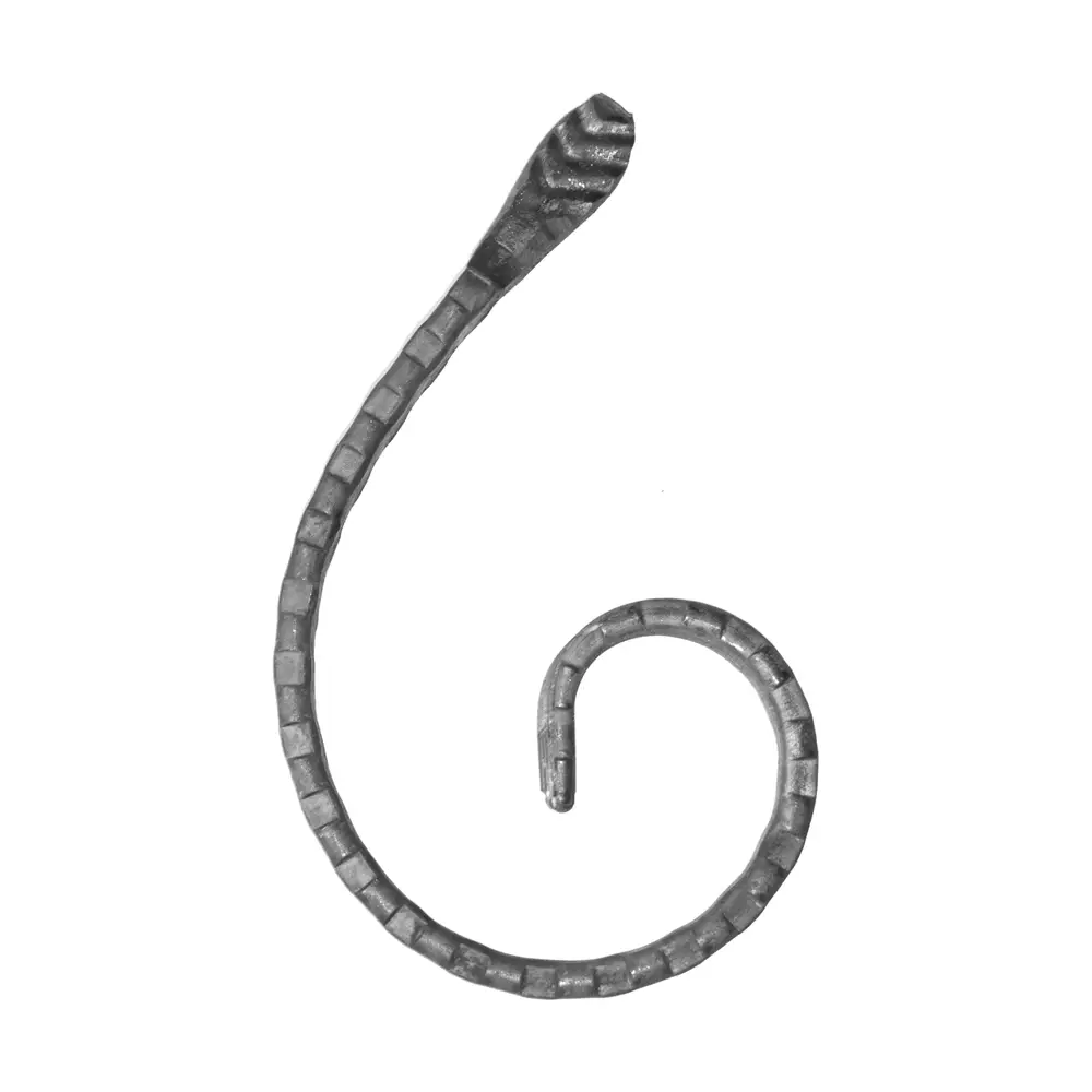 Element virgulă sect. 12x6mm amprentat cant, H 120mm, L 60mm 1011102