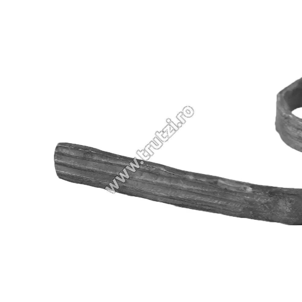 Element virgulă sect. 12x5mm amprentat, H 150mm, L 80mm