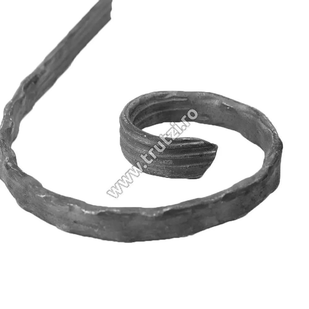 Element virgulă sect. 12x5mm amprentat, H 150mm, L 80mm
