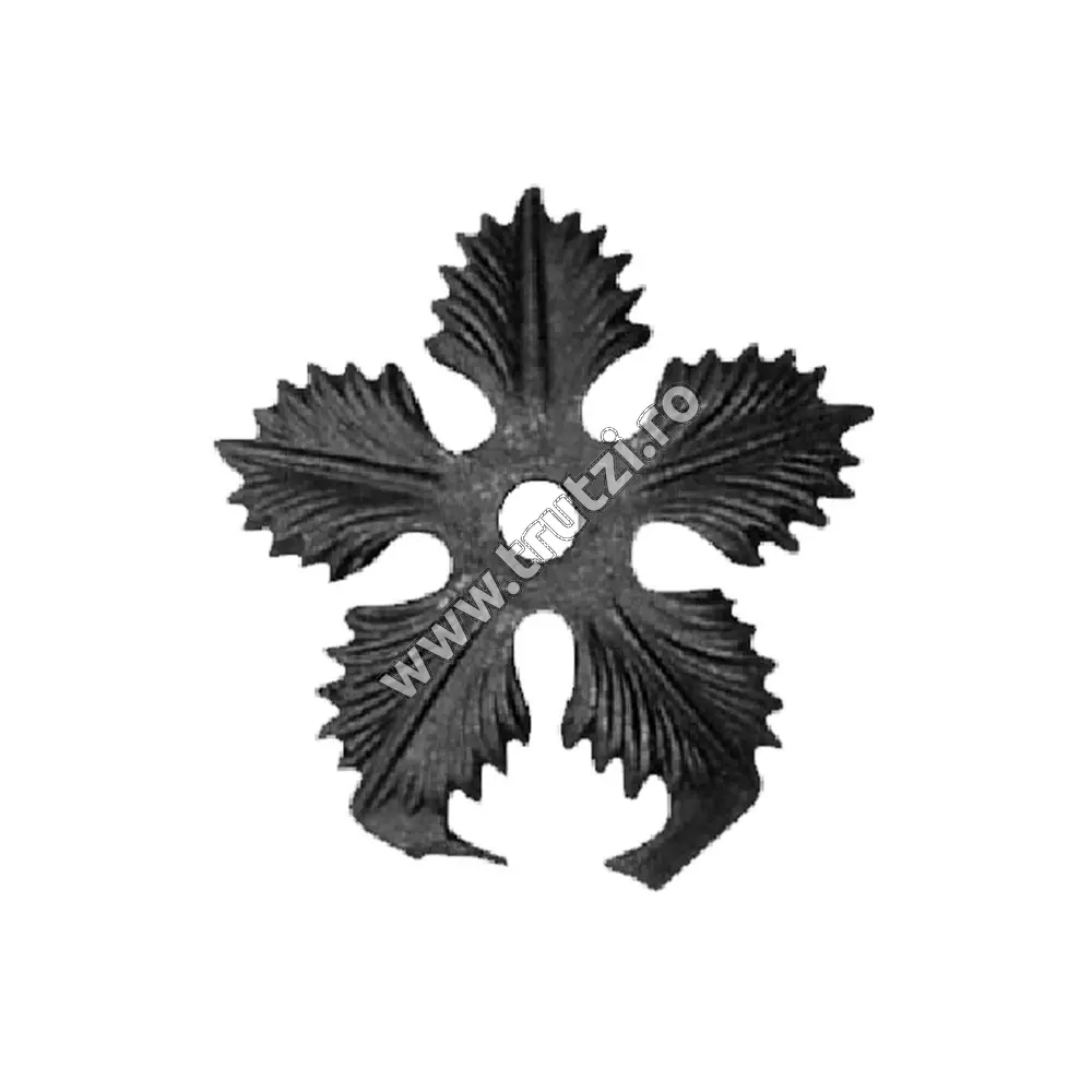 Imagine floare turnata fi 115mm