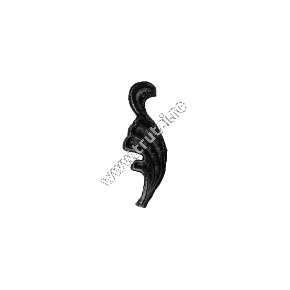 Imagine frunza turnata h 100mm, l 40mm