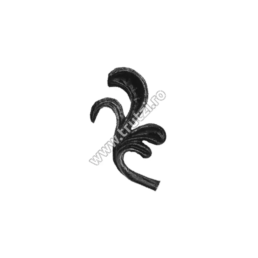 Imagine frunza turnata h 110mm, l 90mm