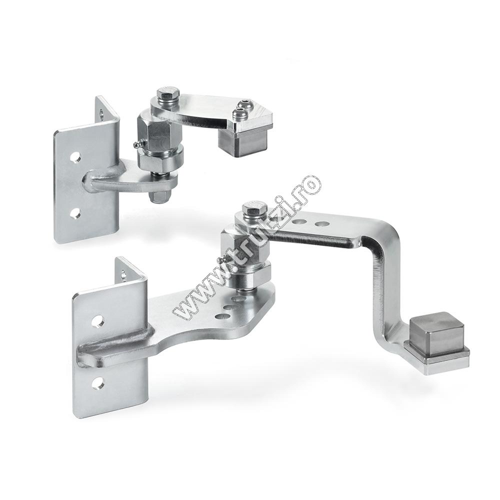 Imagine kit balamale fixare foi porti inclinate stanga 40mm x 40mm din otel, comunello