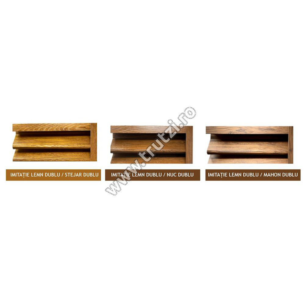 Kit Gard Jaluzea Model Sigma Imitație Lemn Dublu