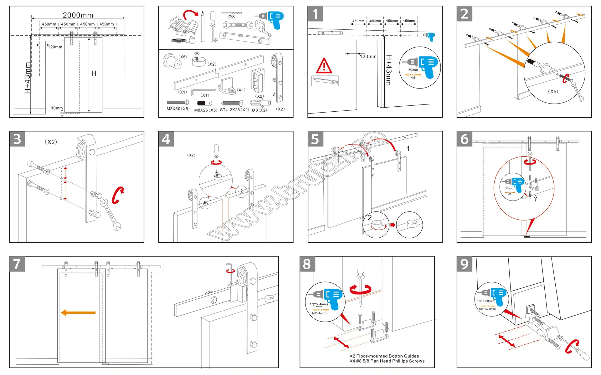 SISTEM CULISARE USI GLISANTE TIP T - imagine 3