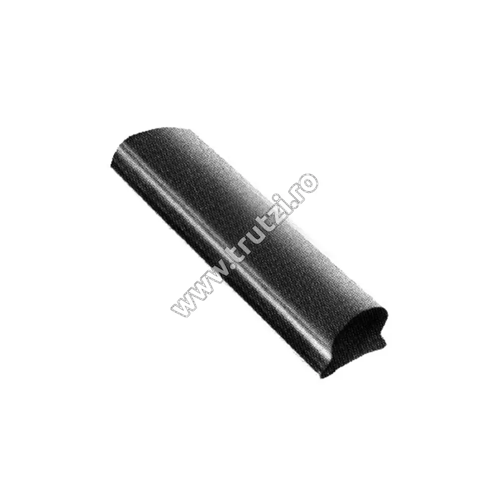 Imagine mana curenta semirotunda lisa dim. 55x48x1.5mm, l 1000mm