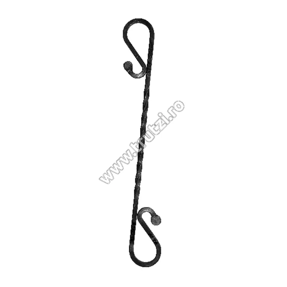 Imagine montant balustrada sect. 14x14mm, h 900mm, l 100mm