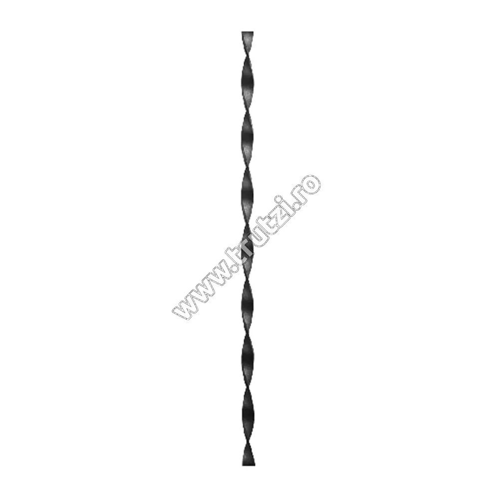 Imagine montant balustrada sect. 20x4mm rasucit, h 900mm