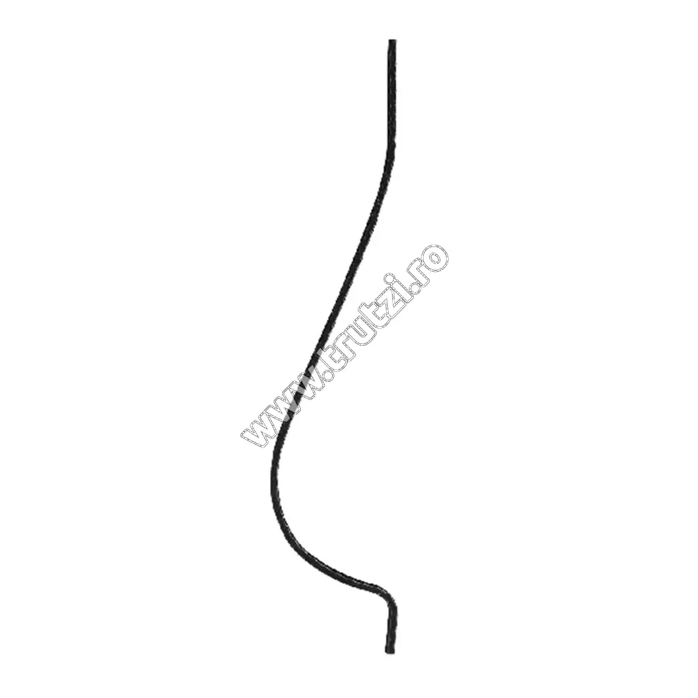Imagine montant curbat sect. 12x12mm, int. 230mm, h 900mm