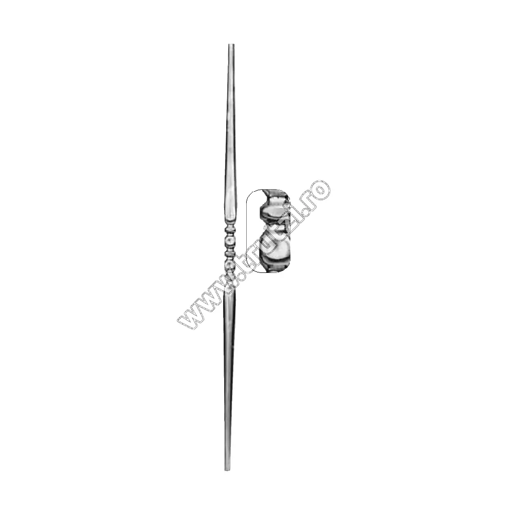 Imagine montant drept din teava modelata fi 30mm, h 900mm