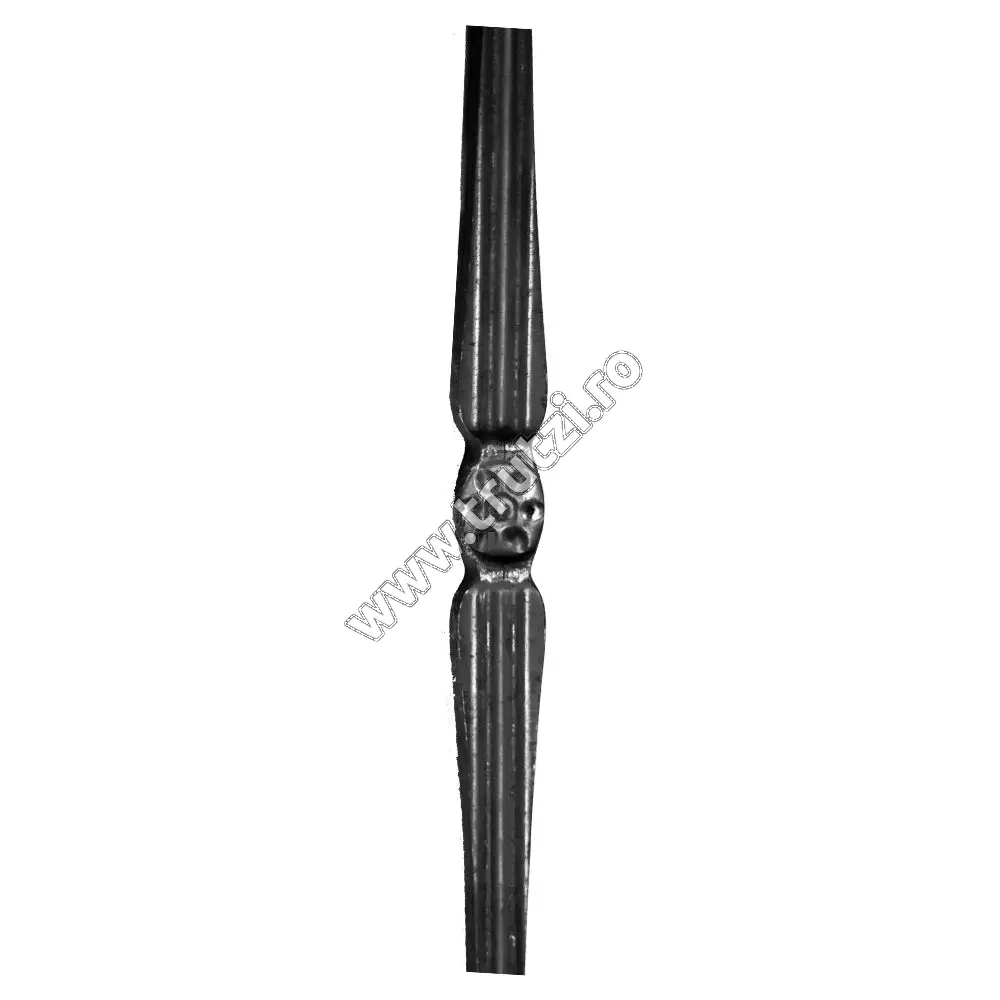 Montant drept sect. 12x12mm amprentat, H 900mm, L 30mm