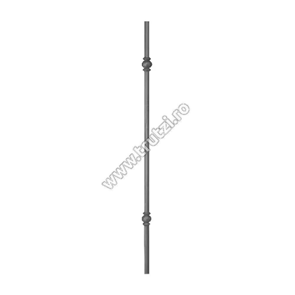 Imagine montant drept sect. fi 12mm , h 900mm, l 30mm