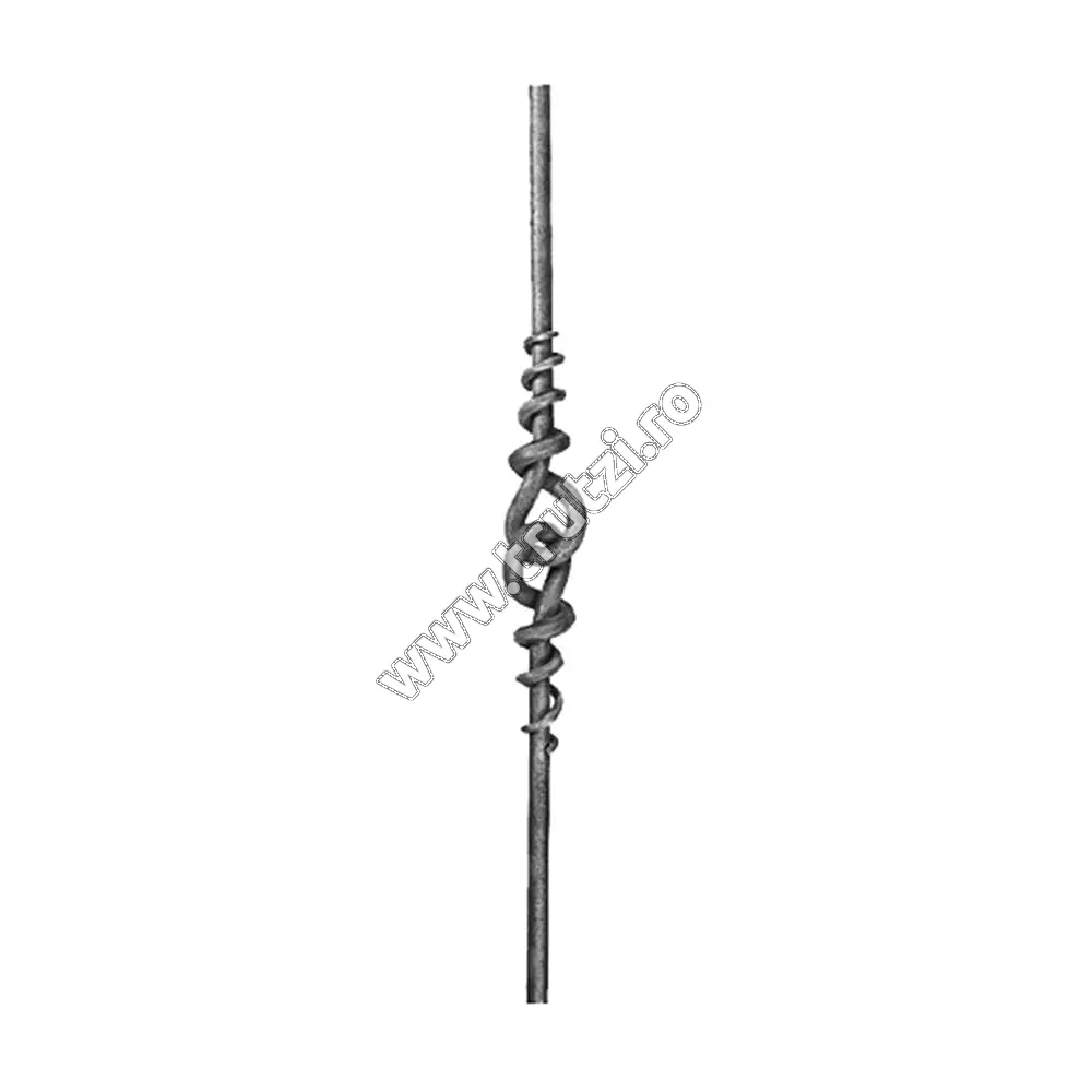 Imagine montant drept sect. fi 12mm, h 900mm, l 70mm