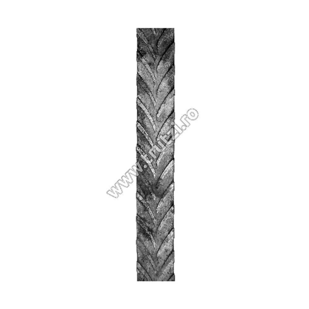 Imagine otel lat amprentat spic 40x5