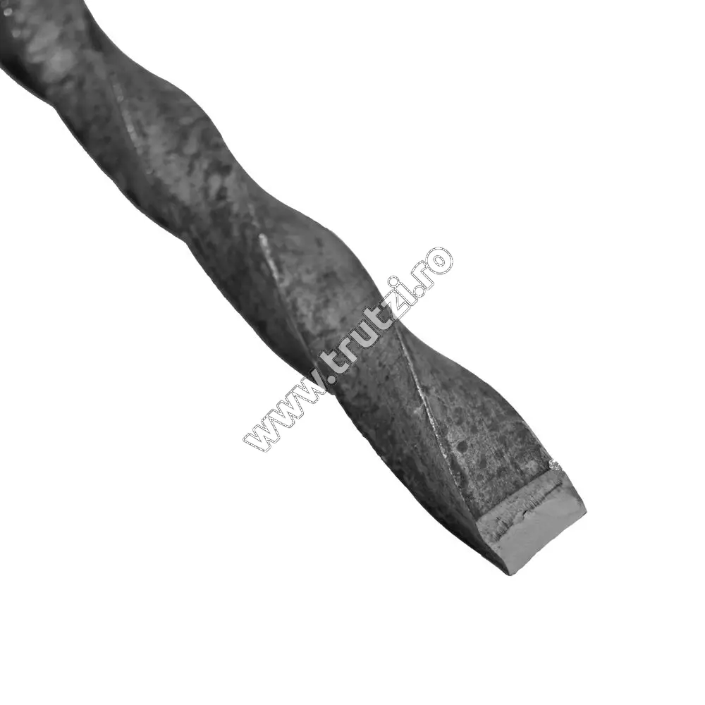Imagine otel patrat rasucit 12x12mm, l 6000mm