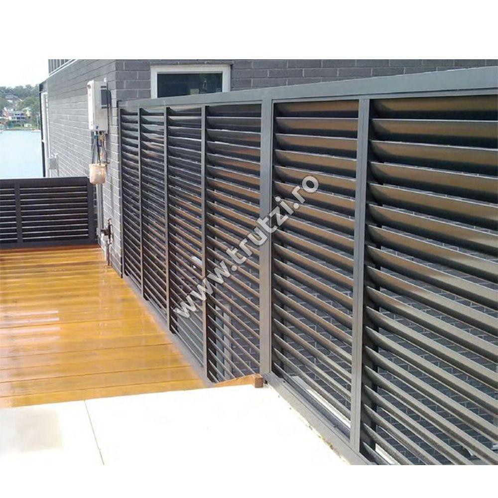99864 Pachet de bază sistem imprejmuire din aluminiu Jaluzea L=9,5m - imagine 2