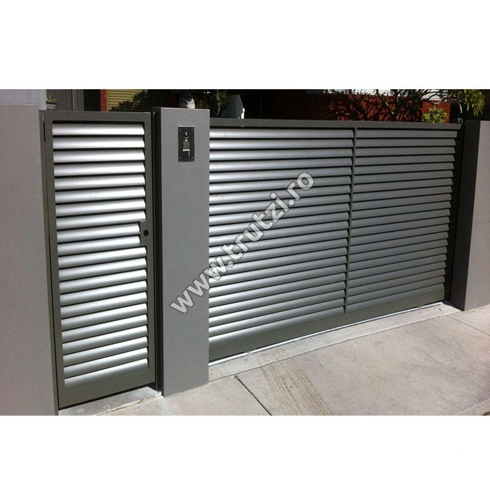 99864 Pachet de bază sistem imprejmuire din aluminiu Jaluzea L=9,5m - imagine 6
