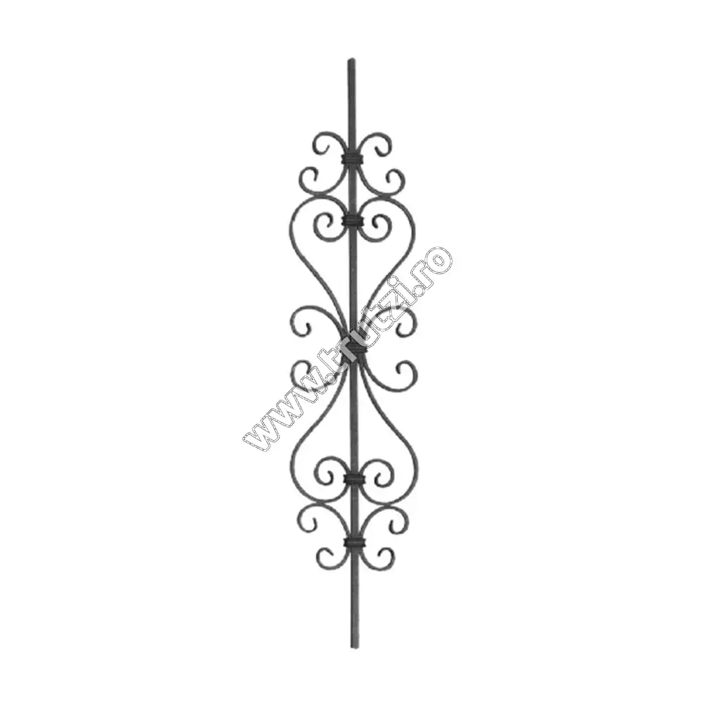 Imagine panou balustrada sect. 12x12mm amprentat, h 900mm, l 210mm