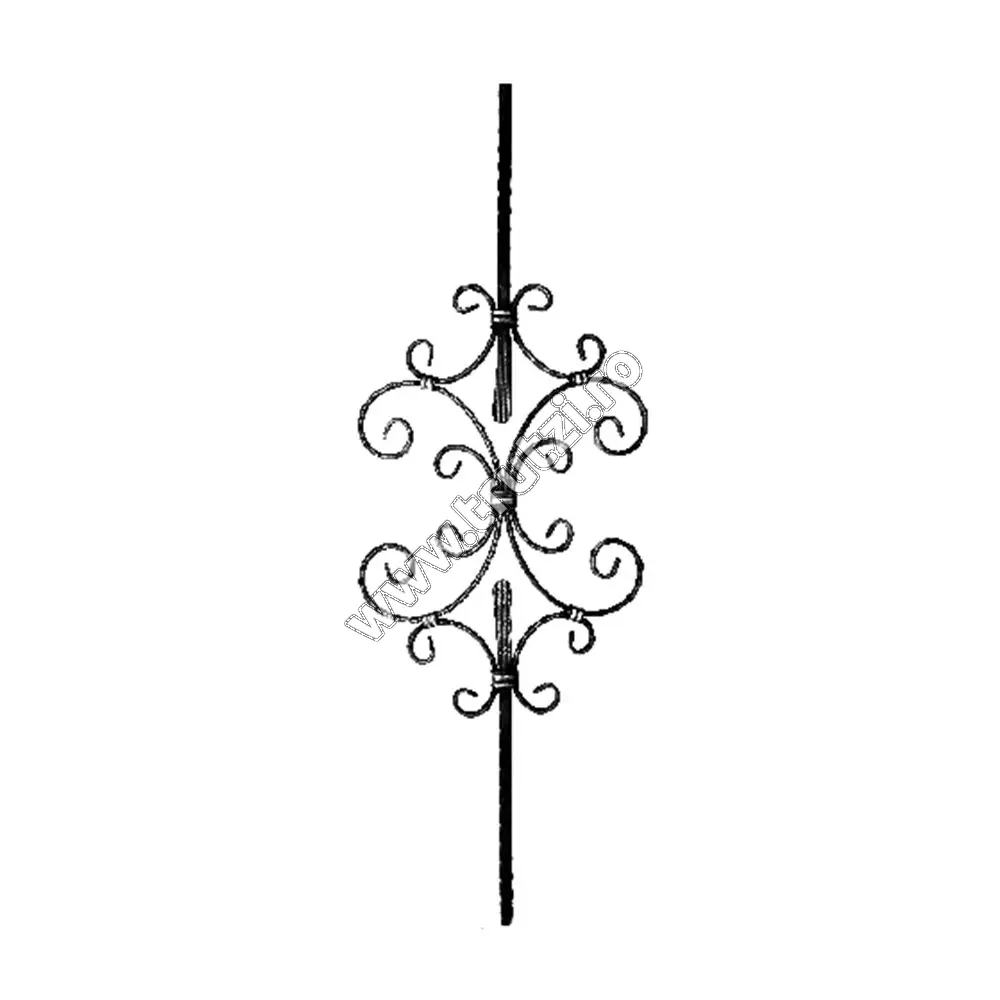 Imagine panou balustrada sect. 12x12mm amprentat, h 900mm, l 320mm