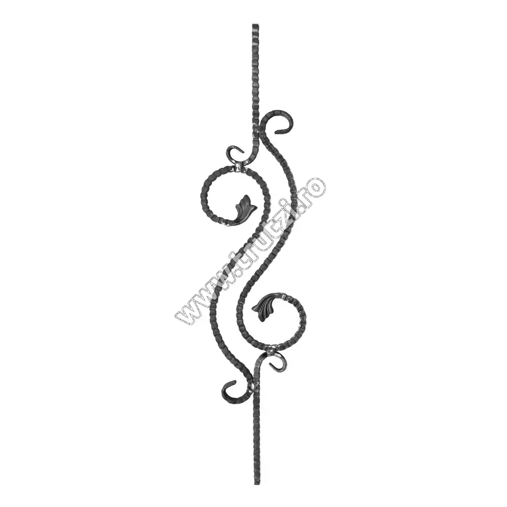 Imagine panou balustrada sect. 12x12mm amprentat transversal, h 900mm, l 190mm