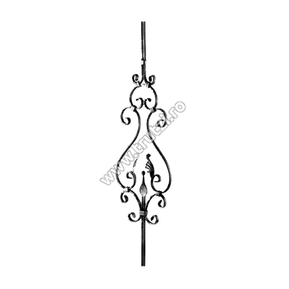 Imagine panou balustrada sect. 12x12mm canelat, h 900mm, l 250mm