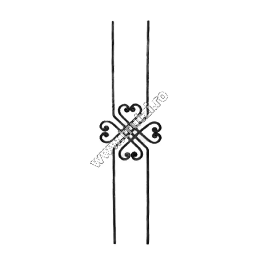 Imagine panou balustrada sect. 12x6mm, h 900mm, l 250mm