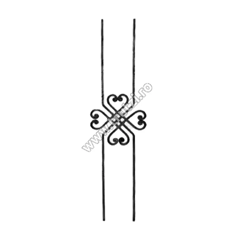 Imagine panou balustrada sect. 16x6mm, h 900mm, l 250mm