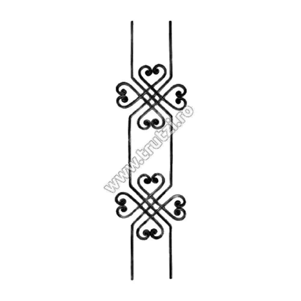 Imagine panou balustrada sect. 16x6mm, h 900mm, l 250mm