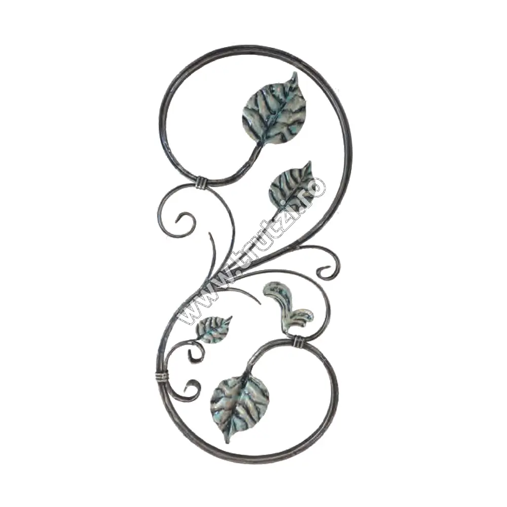 Imagine panou  balustrada sect.12x12mm, h:800 mm , l: 350mm lis