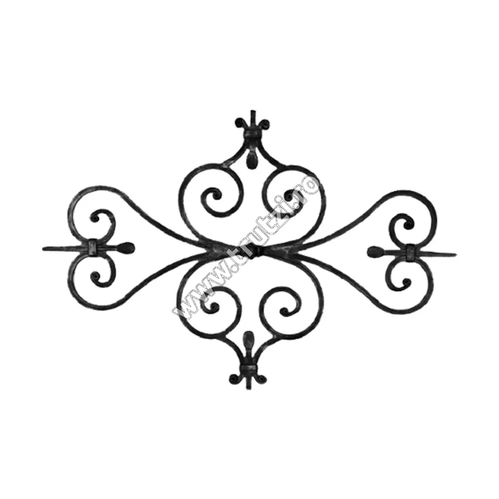 Imagine panou forjat sect. 12x12mm canelat, h 640mm, l 950mm