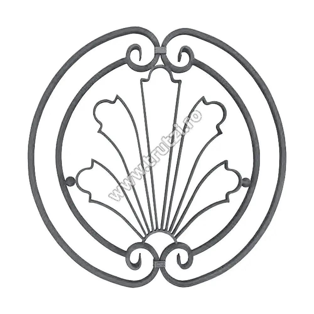 Imagine panou forjat sect. 12x12mm, h 700 mm, l 680 mm